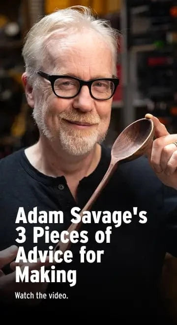 Adam Savage's 3 pieces of advice for makiing