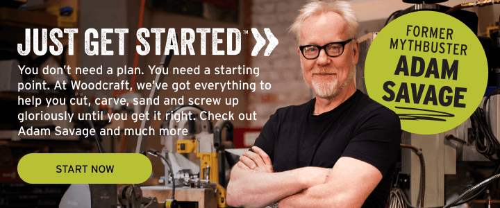 Former Mythbuster Adam Savage says Just Get Started.